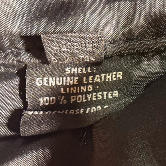 NWT Children’s Black Hot Leathers Biker Western Front Snap Vest XL - Picture 9 of 11